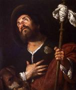 Bernardo Strozzi St Roch oil painting artist